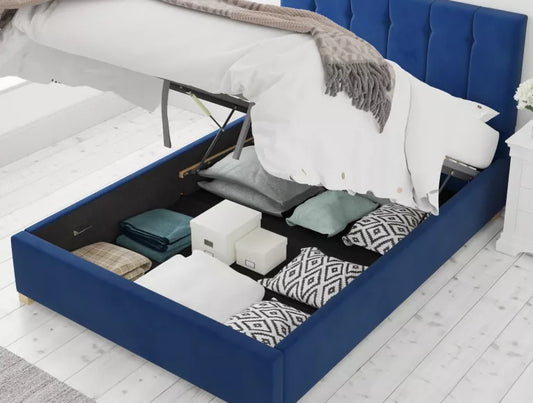 Hemsley Upholstered Ottoman Bed Frame Only