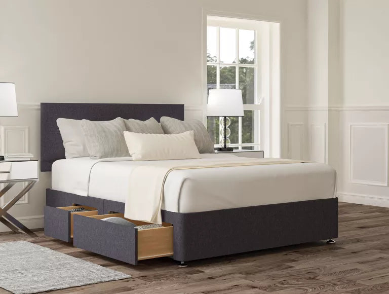 Henley Upholstered Headboard and Divan Base