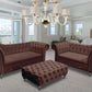 Lulu chesterfield sofa set 3 plus 2 seater