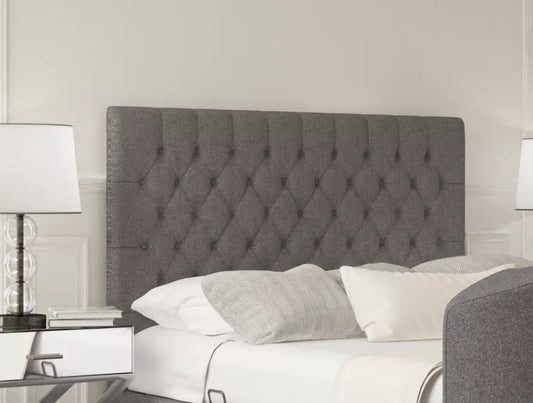 Claridge Upholstered Arran Pebble Ottoman TV Bed - Bed Frame Only