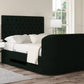 Claridge Upholstered Hugo Bottle Green Ottoman TV Bed - Bed Frame Only