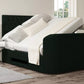 Claridge Upholstered Hugo Bottle Green Ottoman TV Bed - Bed Frame Only