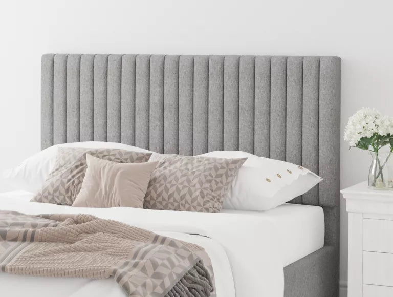 Levisham Ottoman Eire Linen Grey Bed Frame Only