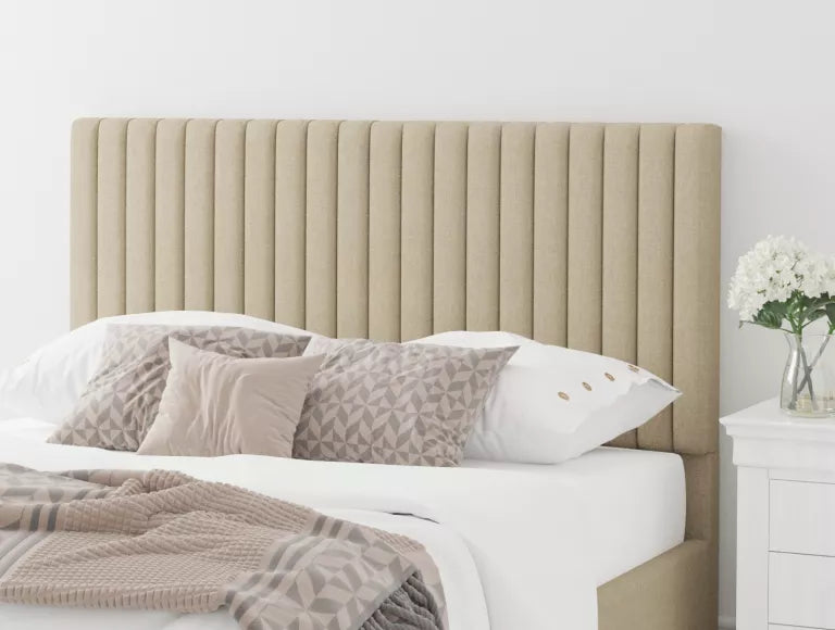 Levisham Ottoman Eire Linen Natural Bed Frame Only