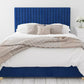 Levisham Ottoman Plush Velvet Navy Bed Frame Only