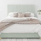 Levisham Ottoman Pastel Cotton Eau De Nil Bed Frame Only