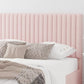 Levisham Ottoman Pastel Cotton Tea Rose Bed Frame Only