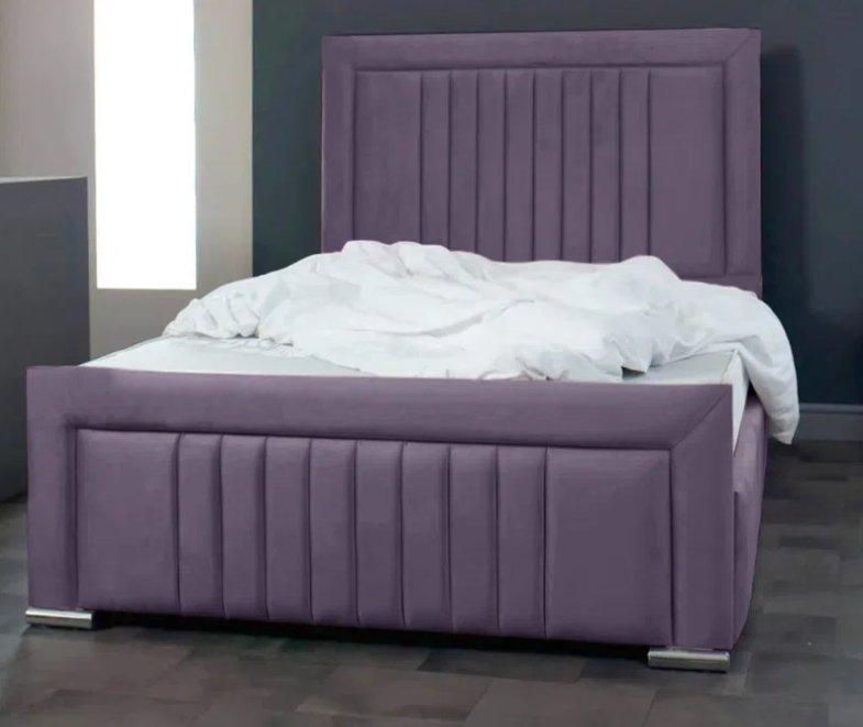 Alama Upholstered Panel Bed