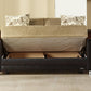 Luna Sleeper Sofa Bed – 87" Wide with Wooden Arms | Mid-Century Modern Convertible Sofa