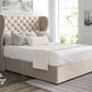 Miami Winged Upholstered Headboard and Divan Base