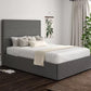 Milano Arran Pebble Upholstered Ottoman Bed Frame Only