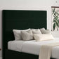 Milano Hugo Bottle Green Upholstered Ottoman Bed Frame Only