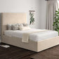 Milano Hugo Ivory Upholstered Ottoman Bed Frame Only