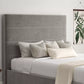 Milano Hugo Platinum Upholstered Ottoman Bed Frame Only