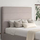 Milano Linea Fog Upholstered Ottoman Bed Frame Only