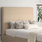 Milano Linea linen Upholstered Ottoman Bed Frame Only