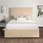 Milano Linea linen Upholstered Ottoman Bed Frame Only