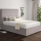 Milano Trebla Chalk Upholstered Ottoman Bed Frame Only