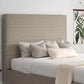 Milano Trebla Flax Upholstered Ottoman Bed Frame Only