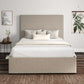 Milano Trebla Flax Upholstered Ottoman Bed Frame Only