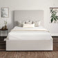 Napoli Arran Natural Upholstered Ottoman Bed Frame Only