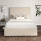 Napoli Boucle Ivory Upholstered Ottoman Bed Frame Only