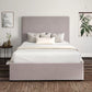 Napoli Hugo Dove Upholstered Ottoman Bed Frame Only