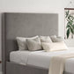 Napoli Hugo Platinum Upholstered Ottoman Bed Frame Only