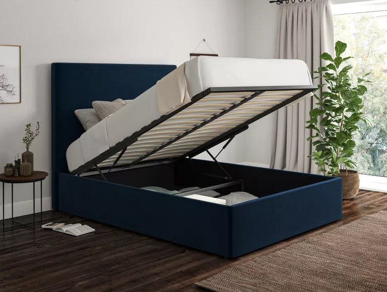 Napoli Hugo Royal Upholstered Ottoman Bed Frame Only