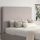 Napoli Linea Fog Upholstered Ottoman Bed Frame Only