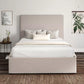 Napoli Linea Fog Upholstered Ottoman Bed Frame Only
