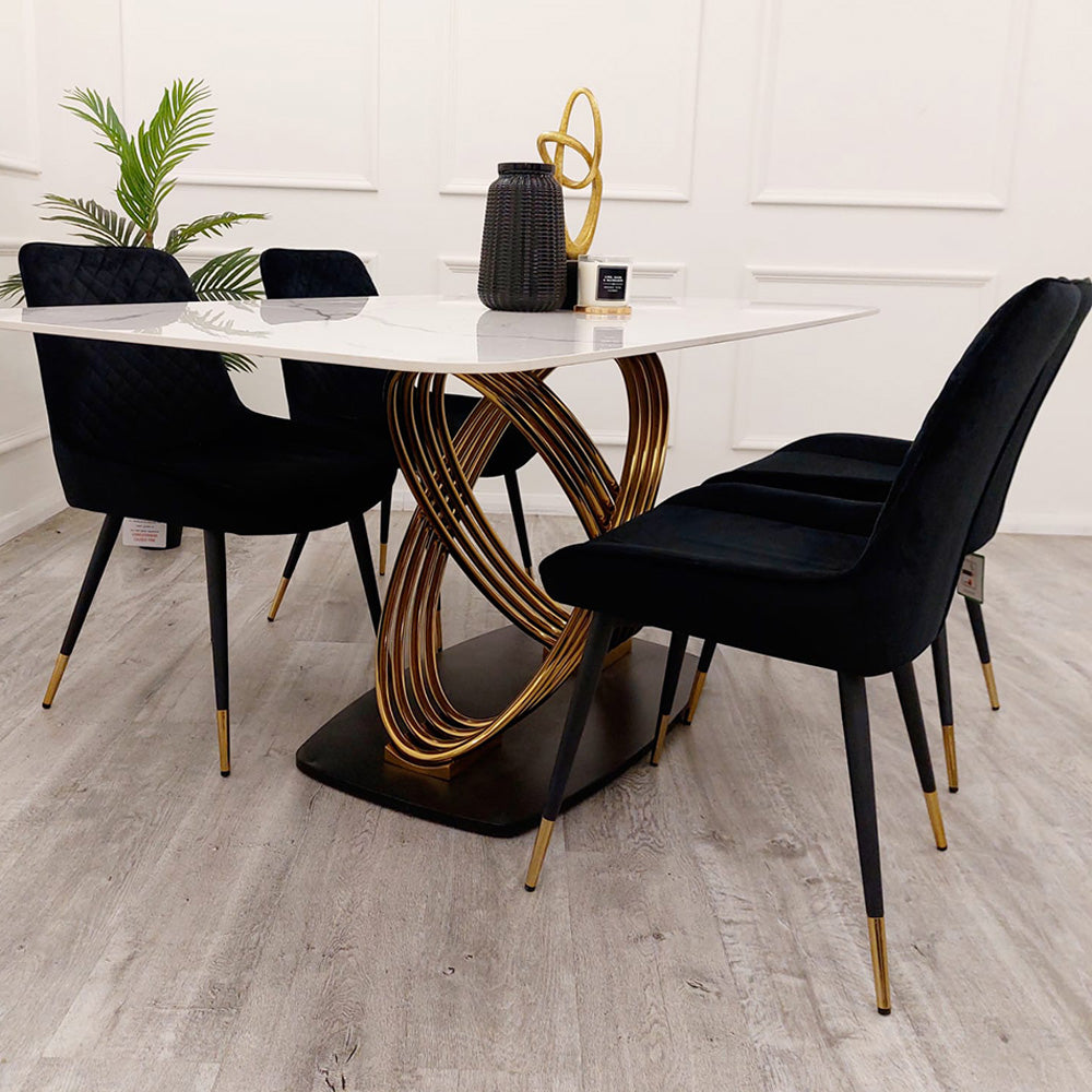 Orion Gold 1.8m Dining Table
