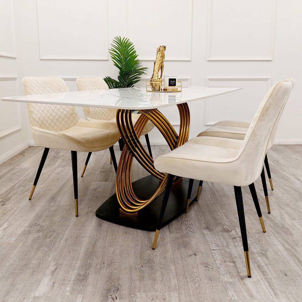 Orion Gold 1.8m Dining Table