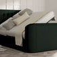 Dorchester Upholstered Hugo Bottle Green Ottoman TV Bed - Bed Frame Only