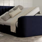 Dorchester Upholstered Hugo Royal Ottoman TV Bed - Bed Frame Only