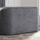 Dorchester Upholstered Hugo Platinum Ottoman TV Bed - Bed Frame Only