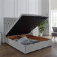 Albans Ottoman End Lift Storage Divan Bed - Optional Headboard