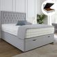 Windsor Ottoman End Lift Storage Divan Bed - Optional Headboard