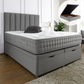 Henley Ottoman End Lift Storage Divan Bed - Optional Headboard