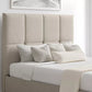 Napoli Trebla Flax Upholstered Ottoman Bed Frame Only