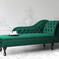 Right Hand Chaise Lounge NIMES Velvet Green