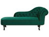 Right Hand Chaise Lounge NIMES Velvet Green