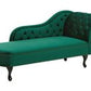 Right Hand Chaise Lounge NIMES Velvet Green