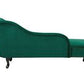 Right Hand Chaise Lounge NIMES Velvet Green
