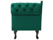 Right Hand Chaise Lounge NIMES Velvet Green