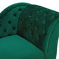 Right Hand Chaise Lounge NIMES Velvet Green