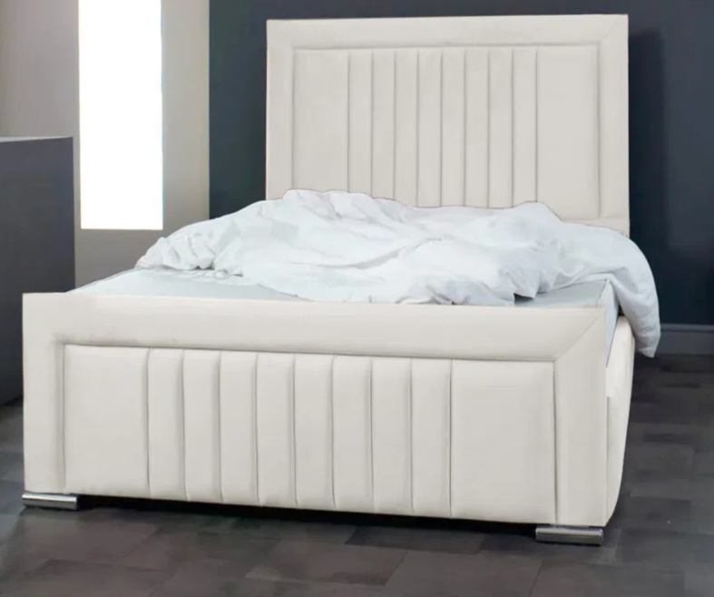 Alama Upholstered Panel Bed